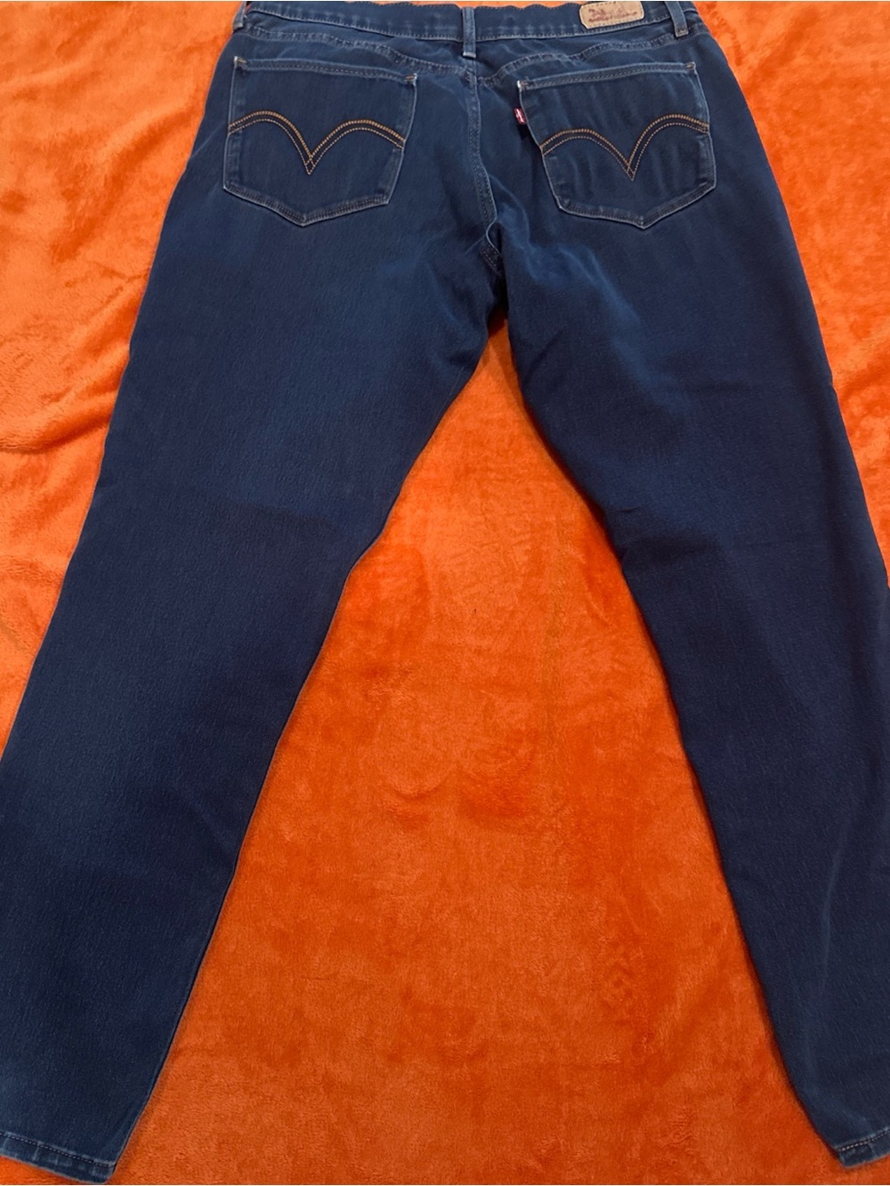 Levi's Dark Blue Straight Leg Women's Jeans